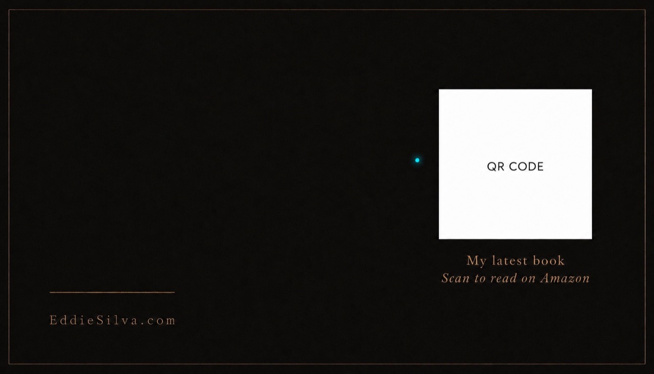 Back side of the Eddie Silva business card